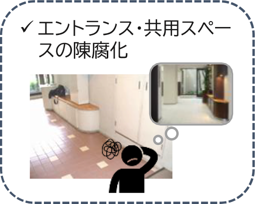 エントランス・共用スペースの陳腐化
